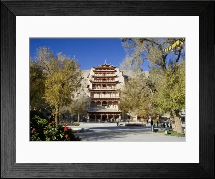 Framed Print : CHINA. Dunhuang. Mogao Caves. The Silk Road Framed Print : CHINA. Dunhuang. Mogao Caves. The Silk Road