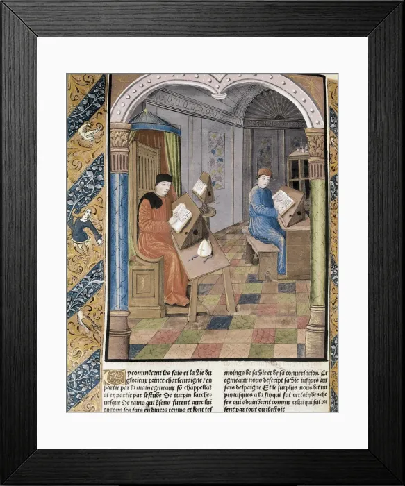 Framed Print : Great Chronicles of France, edition of Antoine Framed Print : Great Chronicles of France, edition of Antoine