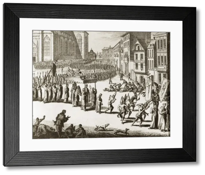 Framed Print : Spain (17th c. ). Auto-da-f頯f the Inquisition Framed Print : Spain (17th c. ). Auto-da-f頯f the Inquisition