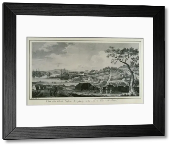Framed Print : Australia (18th c. ). English colony of New South Framed Print : Australia (18th c. ). English colony of New South