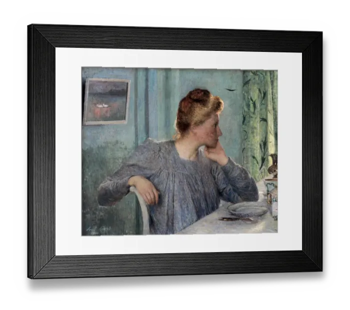 Framed Print : CLAUS, Emile (1849-1924). Portrait of Madame Framed Print : CLAUS, Emile (1849-1924). Portrait of Madame