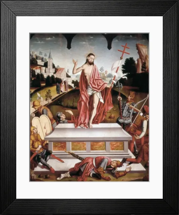 Framed Print : GALLEGO, Fernando (1440-1507). The Resurrection Framed Print : GALLEGO, Fernando (1440-1507). The Resurrection