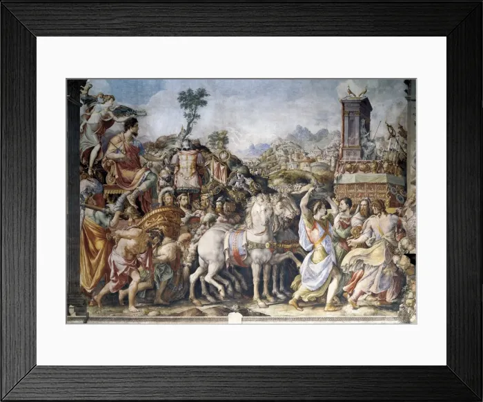 Framed Print : Triumph of Furius Camillus. Renaissance art Framed Print : Triumph of Furius Camillus. Renaissance art