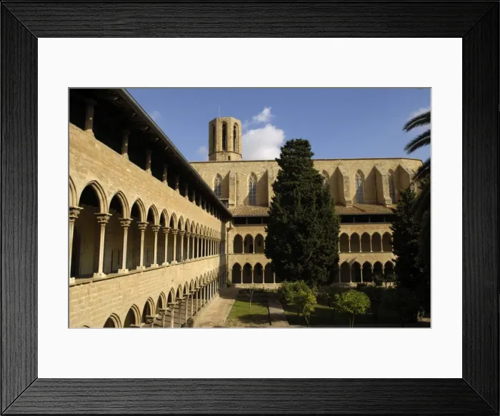 Framed Print : SPAIN. Barcelona. Monastery of Pedralbes. Monastery Framed Print : SPAIN. Barcelona. Monastery of Pedralbes. Monastery
