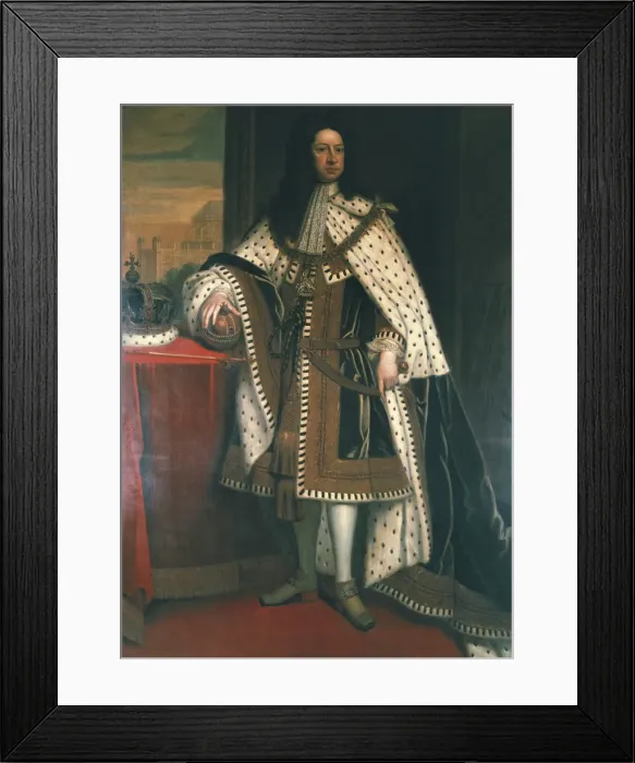 Framed Print : GEORGE I (1660-1727). King of Great Britain Framed Print : GEORGE I (1660-1727). King of Great Britain