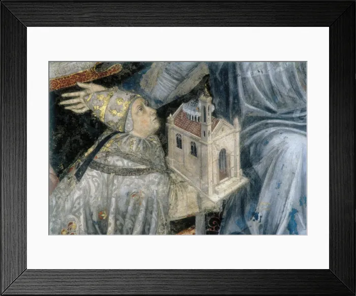 Framed Print : VECCHIETTA, Lorenzo di Pietro (1412-1490). Cappella Framed Print : VECCHIETTA, Lorenzo di Pietro (1412-1490). Cappella