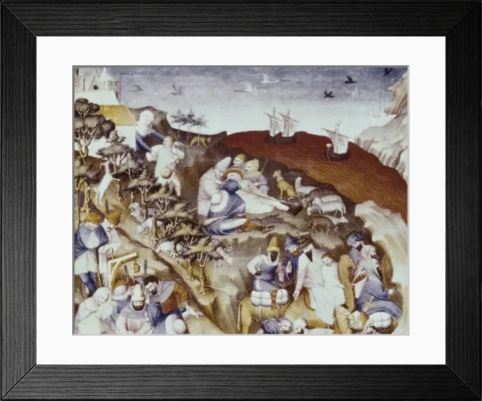 Framed Print : MAITRE DU BOCCACE DE MUNICH (2nd half 15 c. ) Framed Print : MAITRE DU BOCCACE DE MUNICH (2nd half 15 c. )