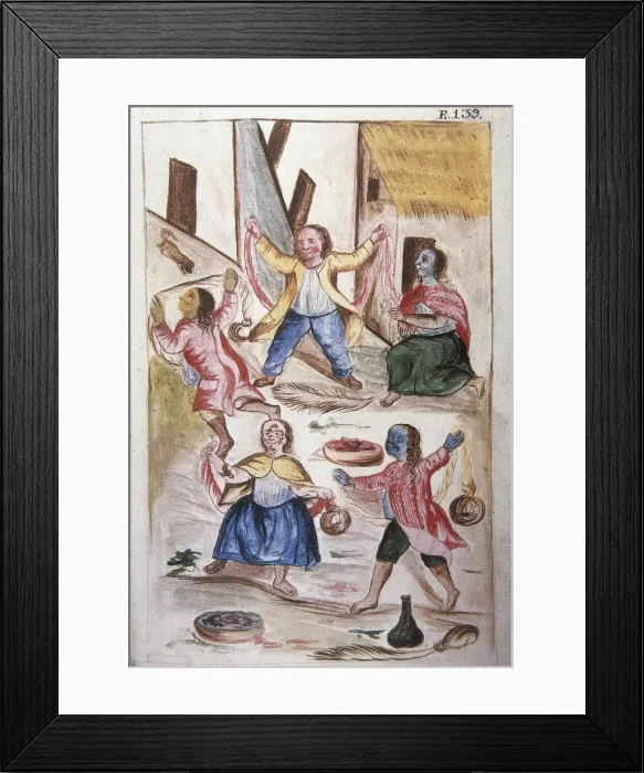 Framed Print : MART͎EZ COMPAѓN Y BUJANDA, Baltasar Jaime (1735-1797)