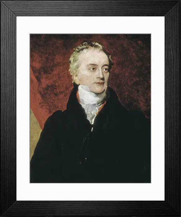 Framed Print : YOUNG, Thomas (1773-1829). Oil on canvas Framed Print : YOUNG, Thomas (1773-1829). Oil on canvas