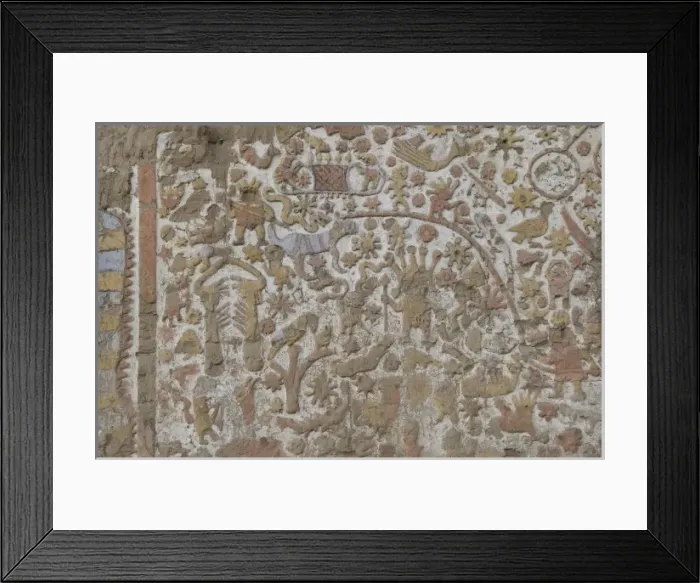 Framed Print : PERU. Trujillo. Huaca de la Luna. Huaca de la Framed Print : PERU. Trujillo. Huaca de la Luna. Huaca de la