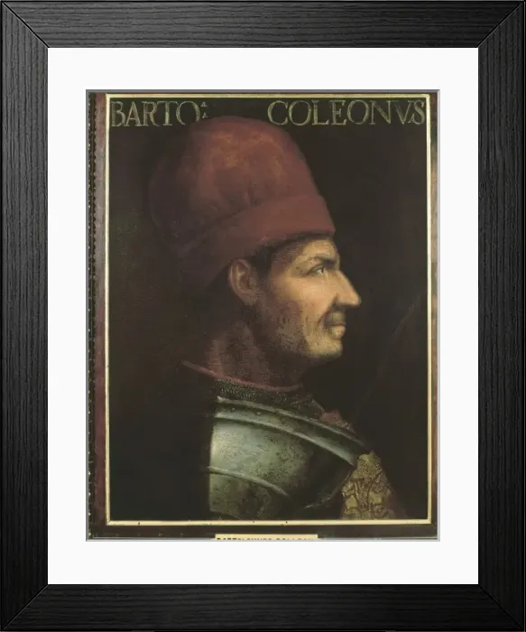 Framed Print : COLLEONI, Bartolomeo (1400-1475). Italian condottiero Framed Print : COLLEONI, Bartolomeo (1400-1475). Italian condottiero
