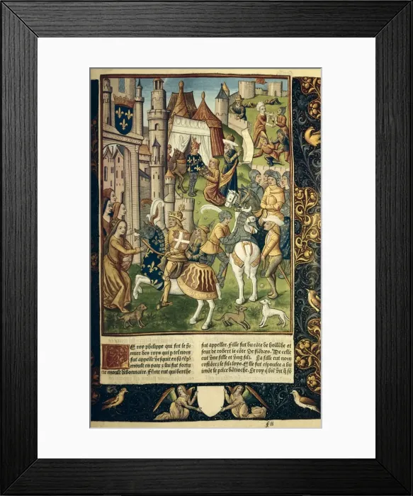 Framed Print : PHILIP I of France (1052-1108). King of France Framed Print : PHILIP I of France (1052-1108). King of France