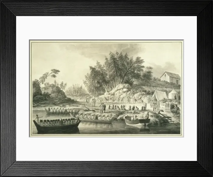 Framed Print : North America. Expedition of Malaspina (1789-1794) Framed Print : North America. Expedition of Malaspina (1789-1794)
