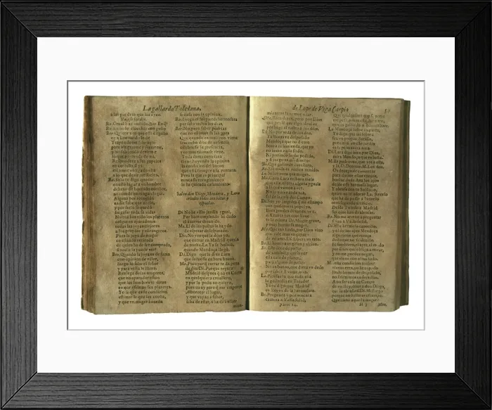 Framed Print : VEGA CARPIO, F鬩x Lope de (1562-1635). La gallarda Framed Print : VEGA CARPIO, F鬩x Lope de (1562-1635). La gallarda