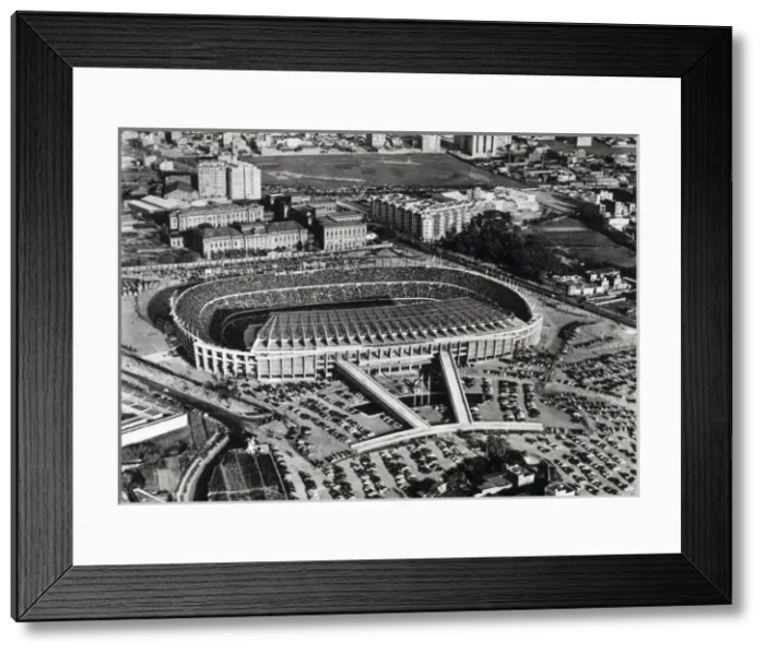 Framed Print : SPAIN. Barcelona. Corts district. Camp Nou, stadium Framed Print : SPAIN. Barcelona. Corts district. Camp Nou, stadium