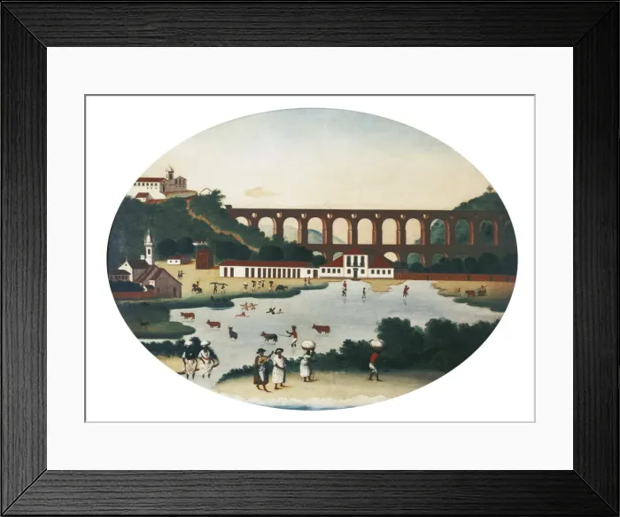 Framed Print : JOAQUIM, Leandro (1738-1798). View of the Lagoon Framed Print : JOAQUIM, Leandro (1738-1798). View of the Lagoon