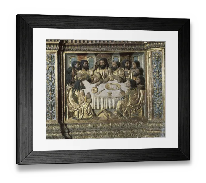 Framed Print : GUILLɎde HOLANDA (16th century). The Last Supper Framed Print : GUILLɎde HOLANDA (16th century). The Last Supper