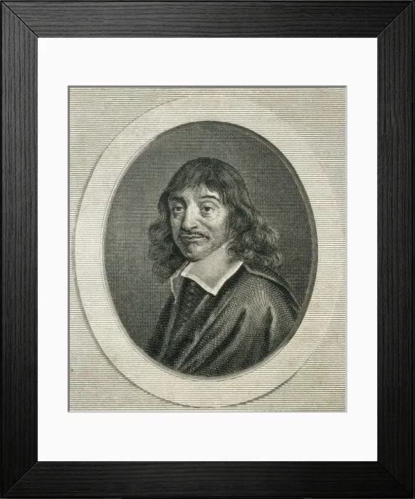 Framed Print : DESCARTES, Ren頨1596-1650). French rationalist Framed Print : DESCARTES, Ren頨1596-1650). French rationalist