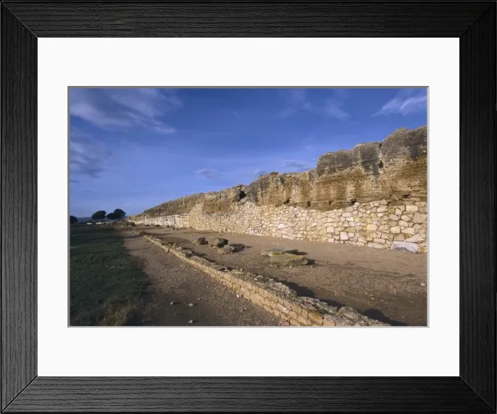 Framed Print : SPAIN. L Escala. Emp Framed Print : SPAIN. L Escala. Emp