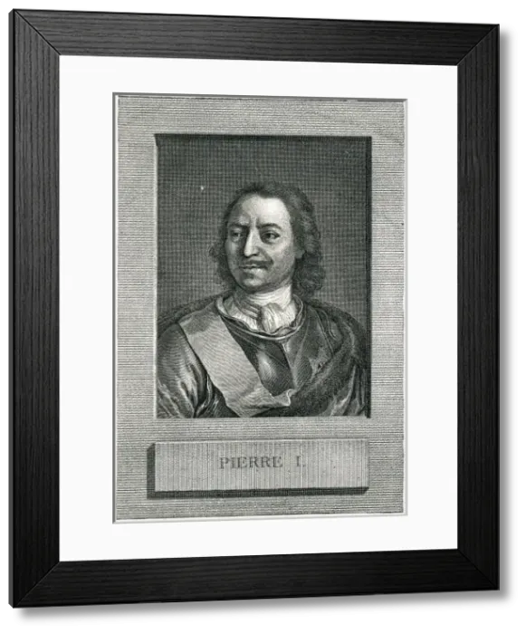 Framed Print : Peter I the Great (1672-1725). Tsar of Russia Framed Print : Peter I the Great (1672-1725). Tsar of Russia