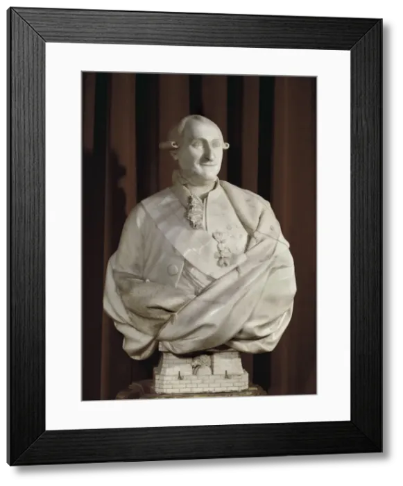 Framed Print : ADAN, Juan Antonio (1741-1816). Charles IV. Bust Framed Print : ADAN, Juan Antonio (1741-1816). Charles IV. Bust