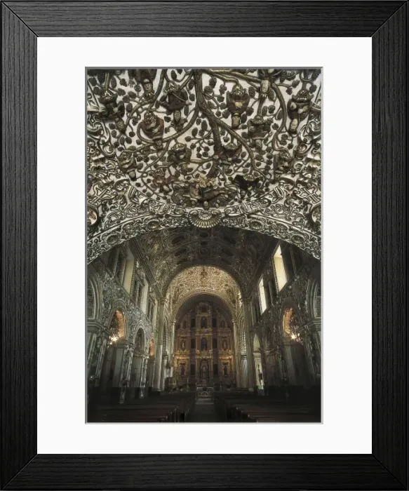 Framed Print : Church of Santo Domingo. MEXICO. OAXACA. Oaxaca Framed Print : Church of Santo Domingo. MEXICO. OAXACA. Oaxaca