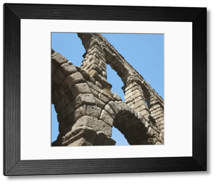 Framed Print : Aqueduct in Segovia. 1st c. SPAIN. CASTILE Framed Print : Aqueduct in Segovia. 1st c. SPAIN. CASTILE