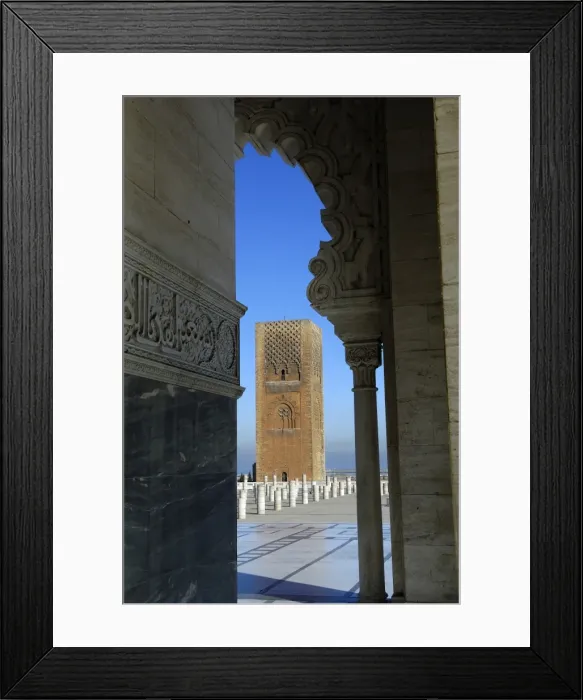 Framed Print : MOROCCO. Rabat. Tour Hassan (1195-1199) Framed Print : MOROCCO. Rabat. Tour Hassan (1195-1199)