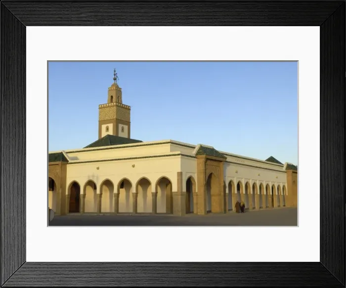 Framed Print : MOROCCO. Rabat. Mosque in the premises of Framed Print : MOROCCO. Rabat. Mosque in the premises of