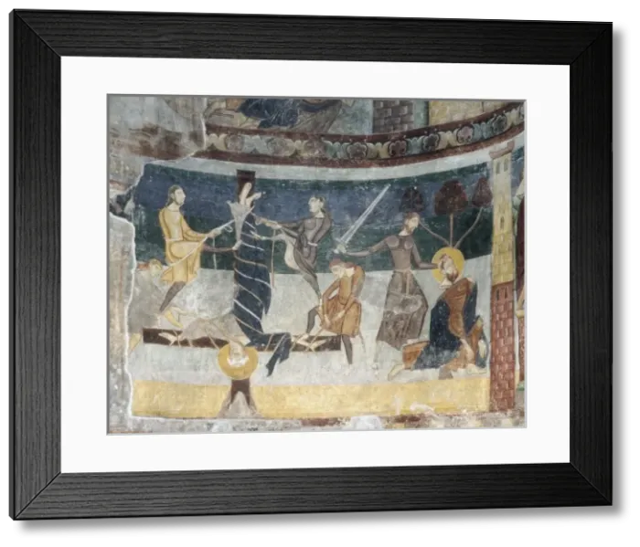 Framed Print : Decapitation of Saint John the Baptist. 12th Framed Print : Decapitation of Saint John the Baptist. 12th