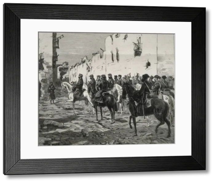 Framed Print : Spain. The First Republic (1873-1874). Canton Framed Print : Spain. The First Republic (1873-1874). Canton