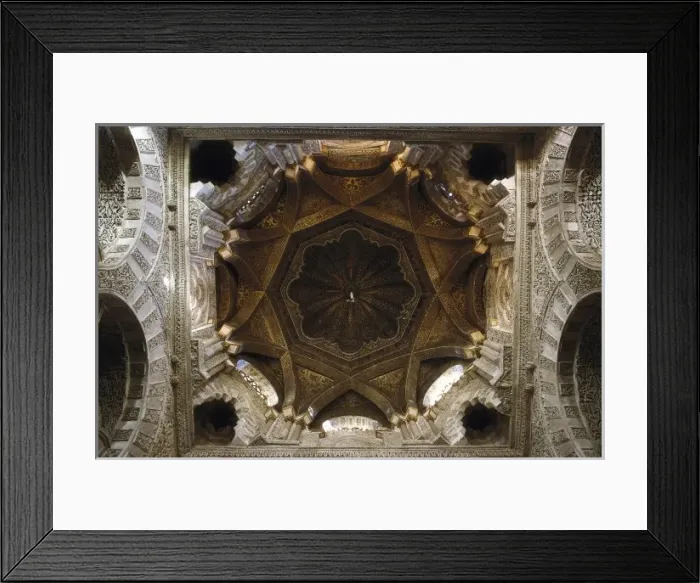 Framed Print : SPAIN. Cordoba. Mezquita (Mosque). Dome of Framed Print : SPAIN. Cordoba. Mezquita (Mosque). Dome of