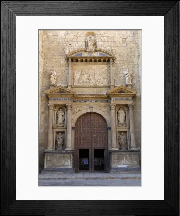Framed Print : SPAIN. Daroca. Collegiate Church of Santa Mar Framed Print : SPAIN. Daroca. Collegiate Church of Santa Mar