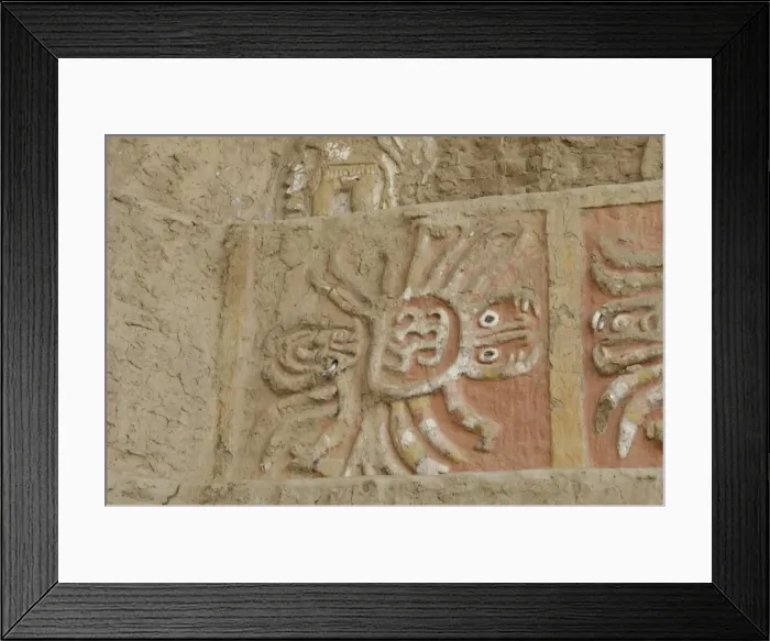 Framed Print : PERU. Trujillo. Huaca de la Luna. Huaca de la Framed Print : PERU. Trujillo. Huaca de la Luna. Huaca de la