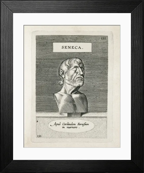 Framed Print : SENECA, Lucius Annaeus (4 BC-65). Latin philosopher Framed Print : SENECA, Lucius Annaeus (4 BC-65). Latin philosopher