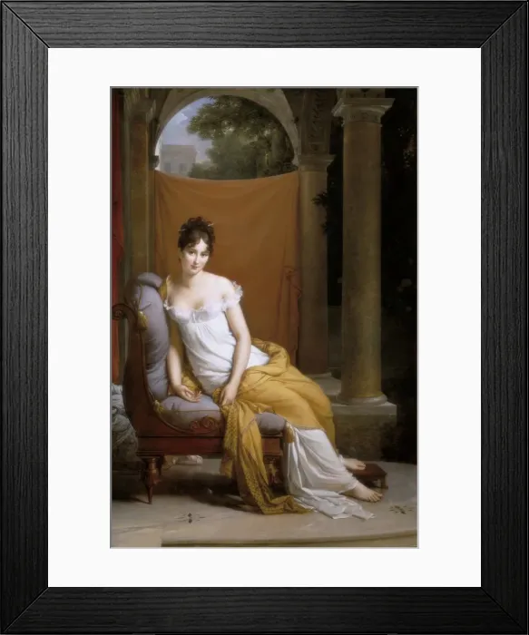 Framed Print : GERARD, Fran篩s (1770-1837). Madame Recamier Framed Print : GERARD, Fran篩s (1770-1837). Madame Recamier