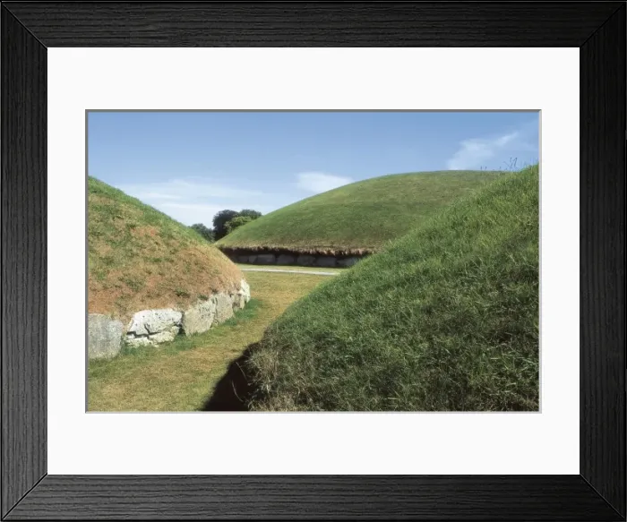 Framed Print : IRELAND. LEINSTER. MEATH. Newgrange. Three large Framed Print : IRELAND. LEINSTER. MEATH. Newgrange. Three large