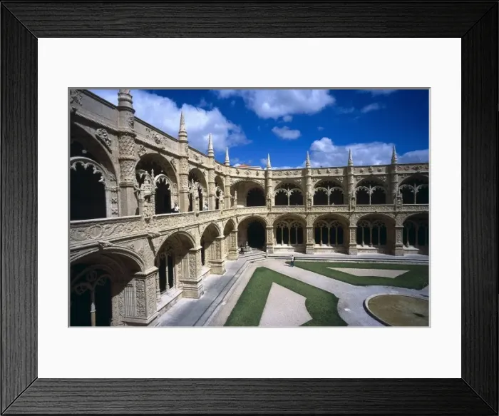 Framed Print : Monastery of the Hieronymites. 1502-1572. PORTUGAL Framed Print : Monastery of the Hieronymites. 1502-1572. PORTUGAL