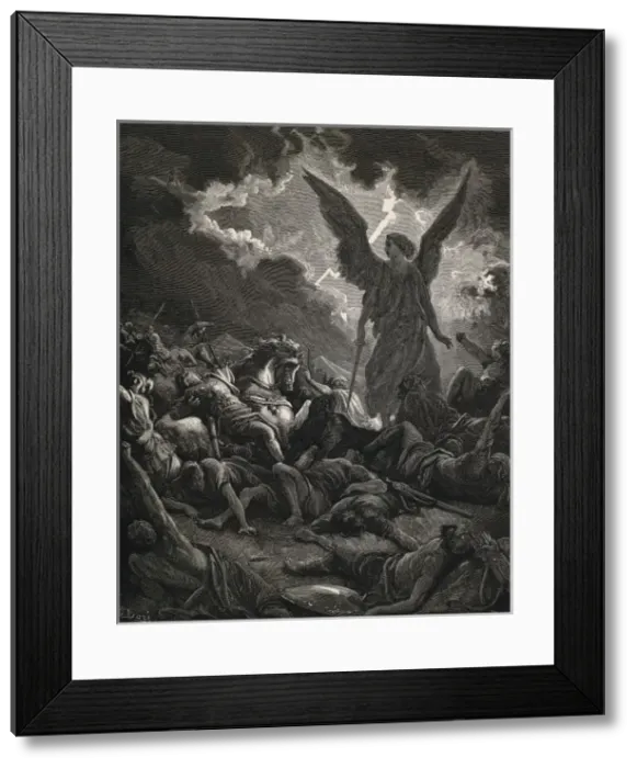 Framed Print : Dore, Paul Gustave (1832-1883). La Sainte Bible Framed Print : Dore, Paul Gustave (1832-1883). La Sainte Bible