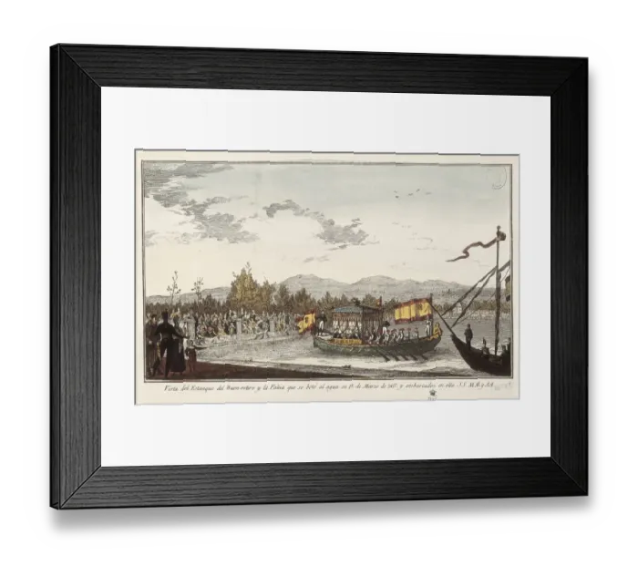 Framed Print : Spain (1817). Fernando VII and his family in Framed Print : Spain (1817). Fernando VII and his family in