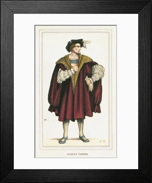 Framed Print : CARTIER, Jacques (1491-1557). French navigator Framed Print : CARTIER, Jacques (1491-1557). French navigator