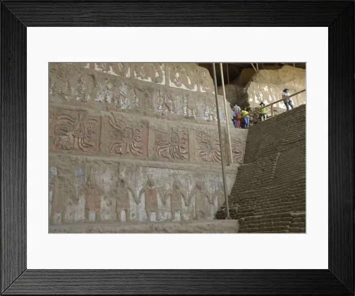 Framed Print : PERU. Trujillo. Huaca de la Luna. Huaca de la Framed Print : PERU. Trujillo. Huaca de la Luna. Huaca de la