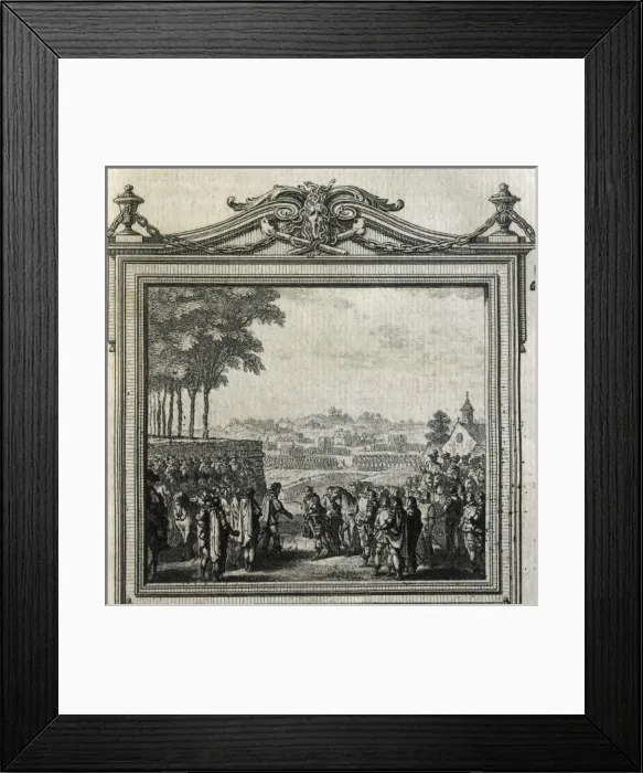 Framed Print : France (1589). Agreement between Henry III of Framed Print : France (1589). Agreement between Henry III of