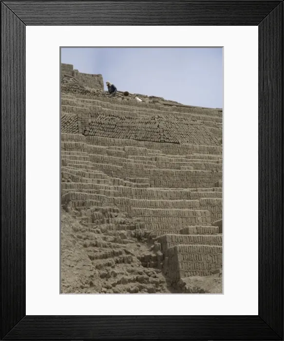 Framed Print : PERU. Lima. Huaca Pucllana. Huaca Pucllana Archaeological Framed Print : PERU. Lima. Huaca Pucllana. Huaca Pucllana Archaeological