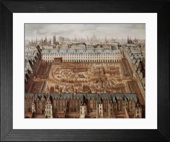 Framed Print : France. Carrousel in the Royal Square on Framed Print : France. Carrousel in the Royal Square on