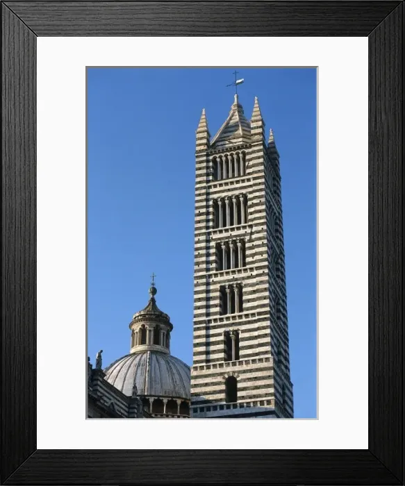 Framed Print : Duomo di Siena. 1150-1380. ITALY. Siena. Cathedral Framed Print : Duomo di Siena. 1150-1380. ITALY. Siena. Cathedral