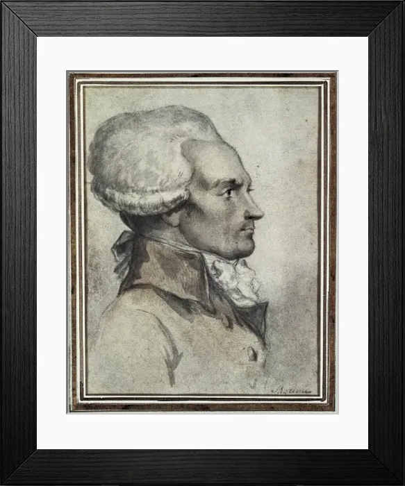 Framed Print : Robespierre, Maximilien de (1758-1794). French Framed Print : Robespierre, Maximilien de (1758-1794). French