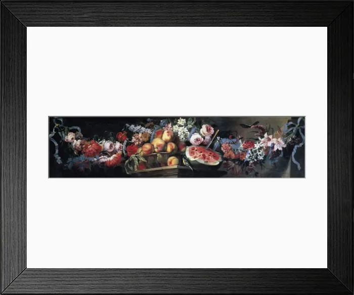 Framed Print : BRUEGHEL, Abraham (1631-1697). Festoon of fruits Framed Print : BRUEGHEL, Abraham (1631-1697). Festoon of fruits