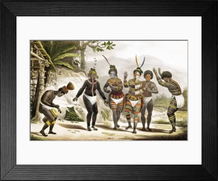 Framed Print : DEBRET, Jean Baptiste (1768-1848). A Colourful Framed Print : DEBRET, Jean Baptiste (1768-1848). A Colourful