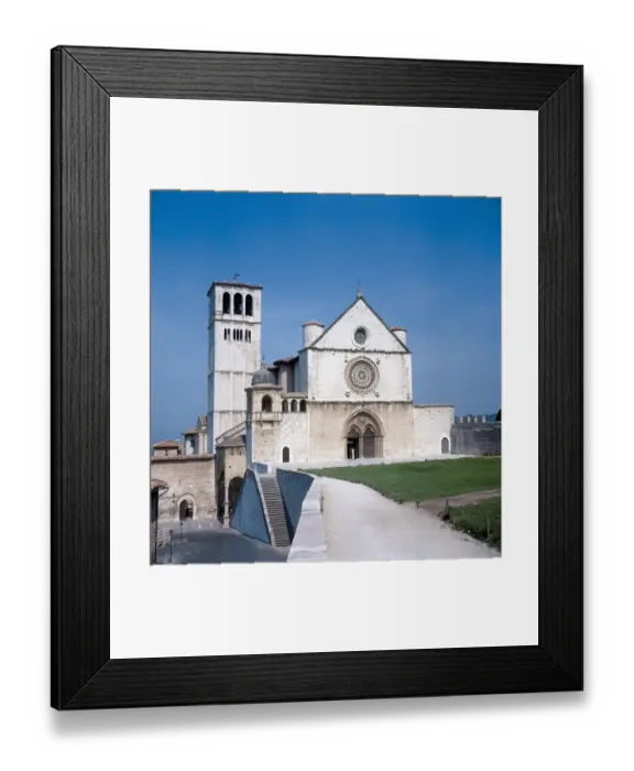 Framed Print : Basilica of St. 1228-1253. ITALY. UMBRIA. PERUGIA Framed Print : Basilica of St. 1228-1253. ITALY. UMBRIA. PERUGIA